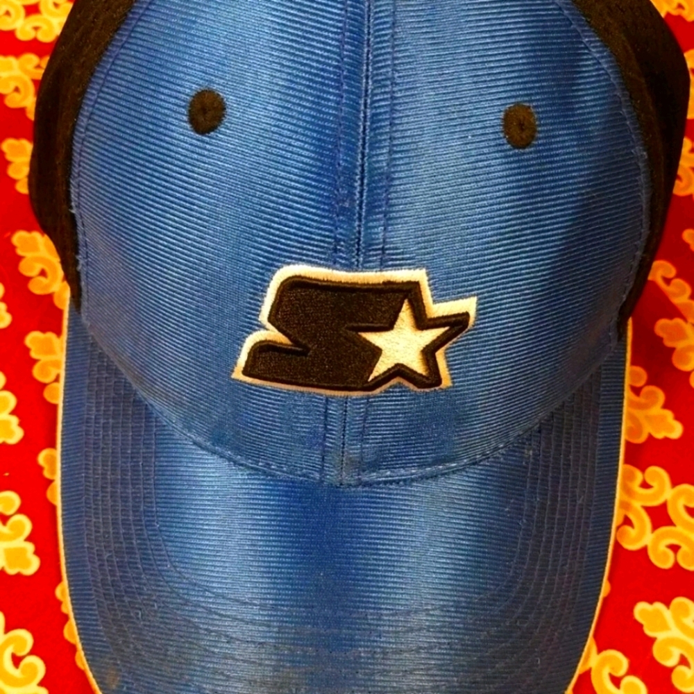 Blue And Black Starter Hat